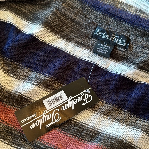 Evelyn Taylor knitted hooded cardigan NWT XL - Picture 5 of 8